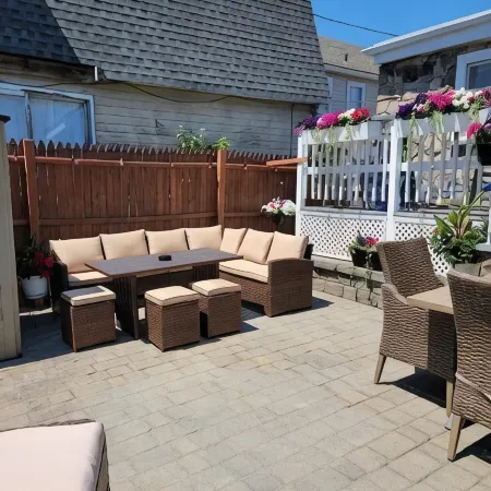 Drop anchor in our studio only steps to the beach