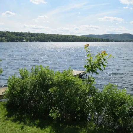 New Beam construction house on pristine Back Lake