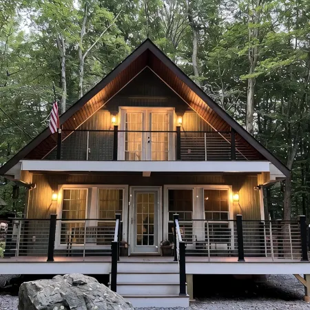 Cozy 3 Bedroom Chalet with Hot Tub