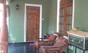 Green Bamboo House