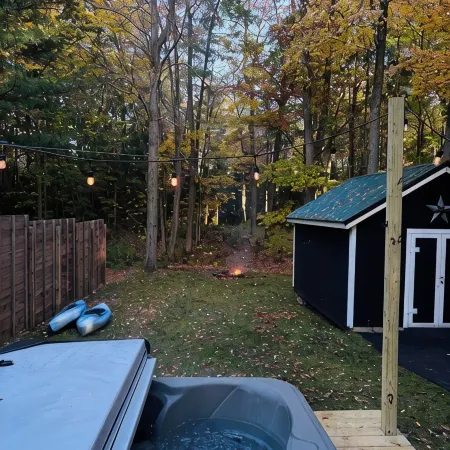 Private 2 Bedroom Pet Friendly Cabin Escape w/ Hot Tub in Greenbush, Michigan