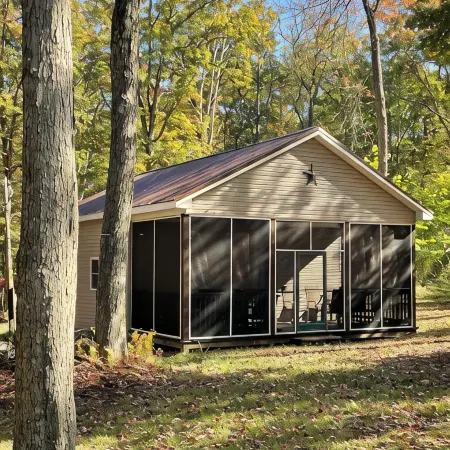 Poland Hill Hideaway, located in the beautiful woods surrounding Tionesta, PA