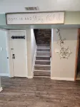 Cozy property, a short walk to a lake front beach.