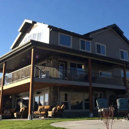 Luxury Family Reunion Vacation Home with Magnificent Lake Views & Private Beach