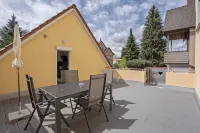 Newly renovated vacation apartment with terrace in a central location in Friedrichshafen - ห้องครัว