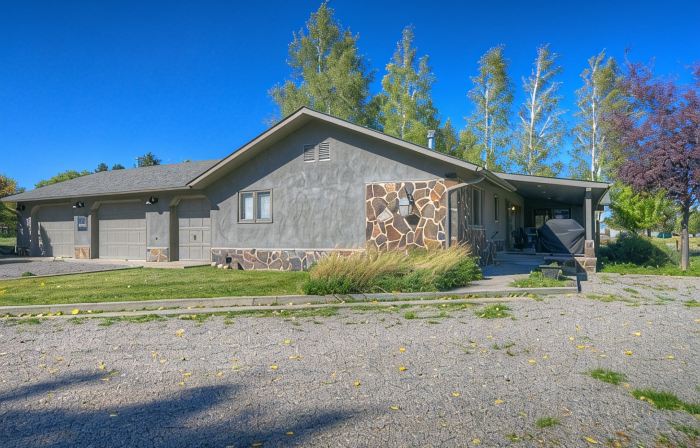 Luxury Home on Blue Ribbon Madison River and steps away from downtown Ennis, MT.