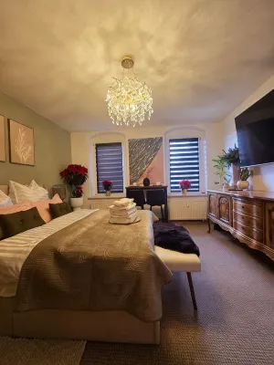 Cozy, pet-friendly one-bedroom apartment in Meißen - Kitchen