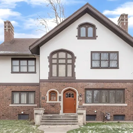 Spacious 5 BR house in the Historic Virginia Park District of Midtown Detroit.