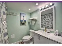 First floor bedroom kitchenette/full bathroom / Dinning / seating sofa turn bed Hotels near Forbes Candies