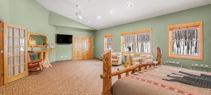 The Lodge | Private Heated Indoor Pool and Hot Tub Hotels in Emmet County