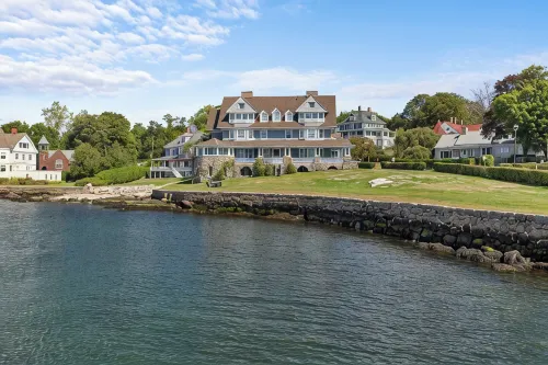 Waterfront Estate in Groton – 10 Bedrooms, Private Pier, & Beach Access