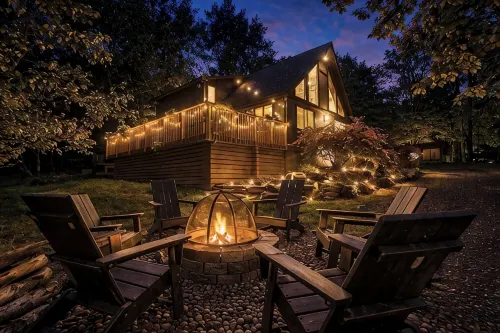 Hot Tub Cabin under the Stars • Game Room• Poconos Escape • Pet-Friendly!