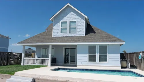 Luxury Waterfront Rockport Villa with private pool and fishing dock