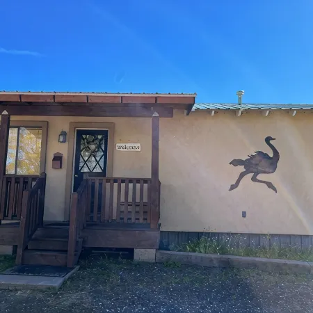 The Ostrich House! Cozy, comfortable and private.
