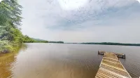 Lakefront Log Cabin Getaway on Sabattus Pond - Dog Friendly! - 3-Star