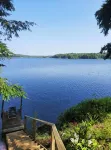 Lake Iroquois.  Cozy Lakeside Retreat, Close to Williston, Burlington, Skiing - balcony