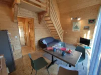 35 m² detached wooden chalet with terrace overlooking the mountains - Chalets