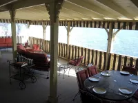 YOUR LUXURY GETAWAY! Elegant residential suite + dock + covered veranda - balcony