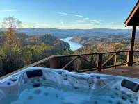 Stunning, Mtn-Top, Lakeview Cabin on Private 8 acres - シャレー