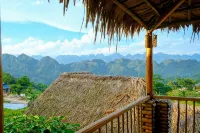 Pu Luong Jungle Lodge - con vista montagne