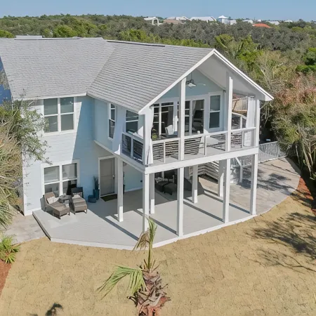 Private Beach Oasis with Pool, Hot Tub, Outdoor TV & Bikes, Near Alys + Rosemary