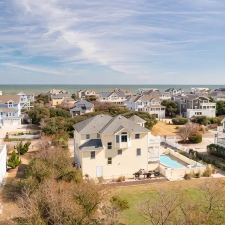 Corolla Oceanside in Whalehead - Heated Pool - 7BR/6.5BA - Short Walk to Beach!