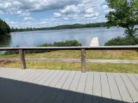 This beautiful cottage is set back 25 feet from Bog Lake in Northfield, Maine!