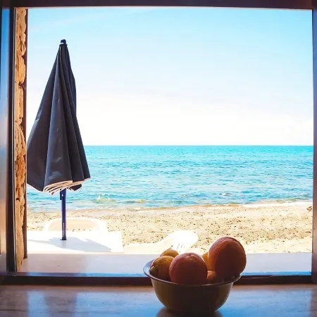 Apollo's Terraces Beach apartments less than 20 m from the sea!Sirocco