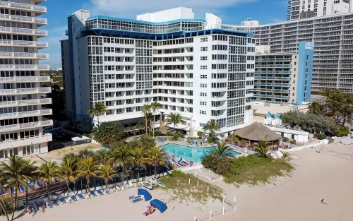 Partial Ocean View Studio at Ocean Manor Resort, Beach & Pool