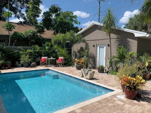 Chill on the Patio Overlooking the Pool & Lush Gardens with Privacy! - 4-Star