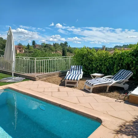 Villa with pool in Provence in Cotignac elected most beautiful village in France