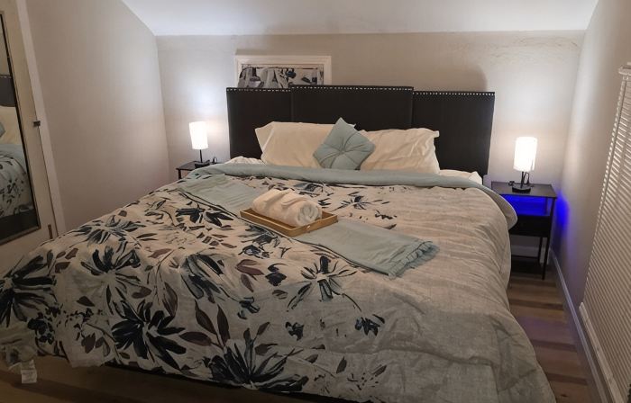 Carriage House by CMU - Upper Condo - Kitchen, King Bed, 65