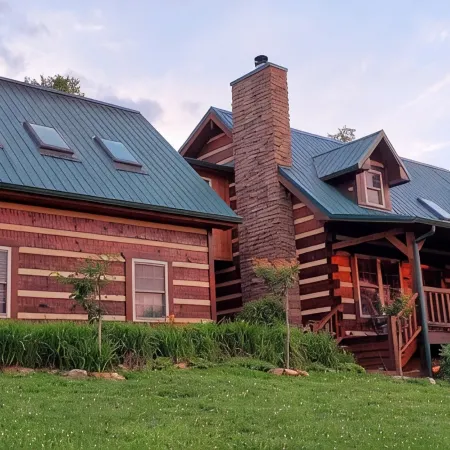 Luxurious cabin, mountain views near the Smokies! Pet and family friendly!