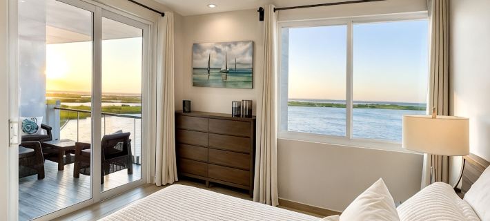 PRIVATE PENTHOUSE VIEWS on the TOP/5th FLOOR!! 1 Bedroom Condo at SUNSET CARIBE! Hotels in Ambergris Caye