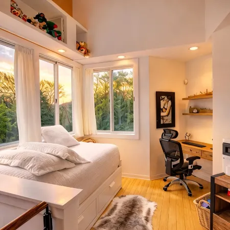 Modern Glass House Near Hunter & Woodstock Fireplace, Views, Pet-Friendly Hotels in Hunter