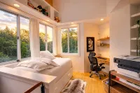 Modern Glass House Near Hunter & Woodstock Fireplace, Views, Pet-Friendly - 4-Star