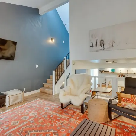 Chic Angel Fire Condo Walk to Ski Resort!
