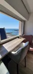 Beautiful renovated apartment with side sea view on the Corniche in Concarneau