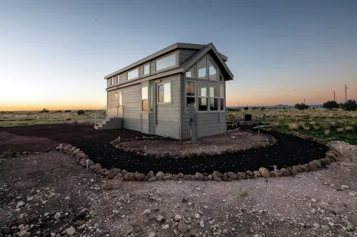 New Tiny Home on Private 1 Acre with Power, AC/Heat, Starlink Internet - Wifi