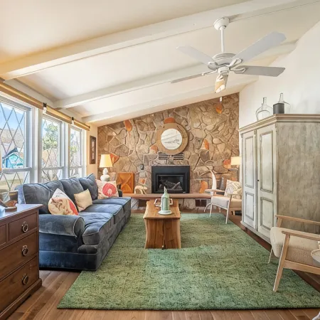 Stylish 2BR/2BA Retreat – Pet-Friendly, Patio, Workspace. Wifi.