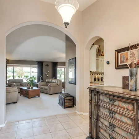 Charming 2-bedroom 2 bath home in Saddlebrooke one with private back yard.