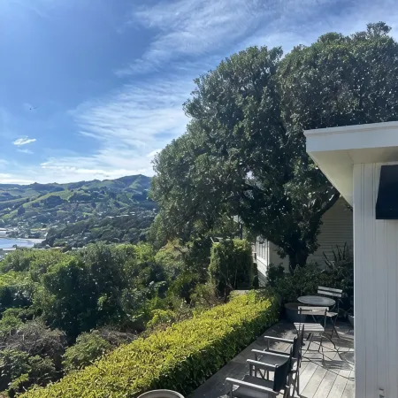 Akaroa Harbour Views | Deck, Cosy Fireplace