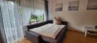 Large apartment with fireplace and washing machine
