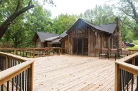 Vintage charm meets modern comfort in this historic 1850s cabin at Lake Hartwell