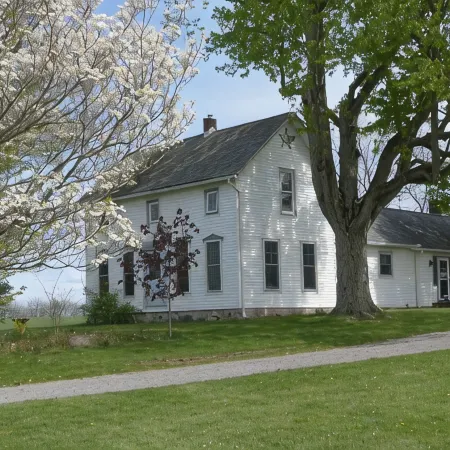 Rustic Country farmhouse on 2 acres close to several lakes.