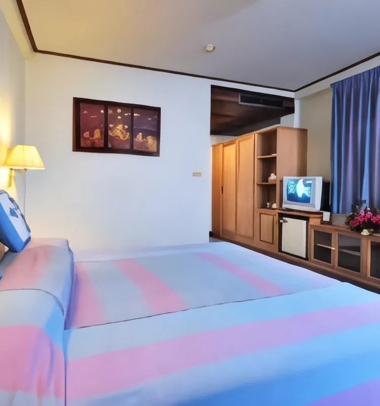 ห้องดีลักซ์ เตียงใหญ่ 1 เตียง