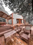 Oberthier Fish Camp on the Lake o the Pines. - Hytter
