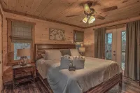 Large Family Getaway Cabin w/Hot Tub + Game Room - Minutes to Blue Ridge - balcony