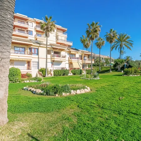 Beachfront Apartment in Lubina del Sol | Pool, Padel, Parking &  Beach Access