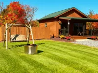 NEW Cozy Couples Log Cabin #7 LURAY Hot Tub Stone Fireplace Mountain Views